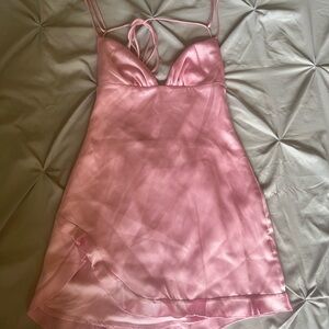 Satin Lucy in the sky Dress